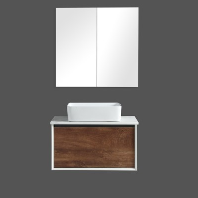 Best selling hot chinese products bathroom vanity cabinet wood furniture luxury wall mounted for sale