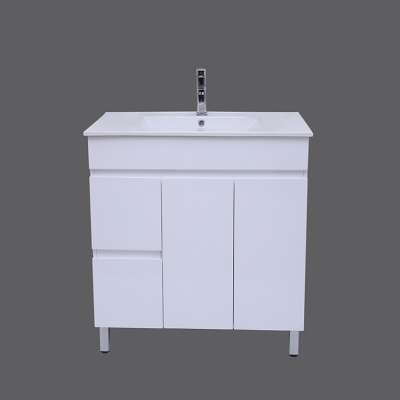 Classical MDF Floor Standing mini bathroom vanity for dormitory project home use