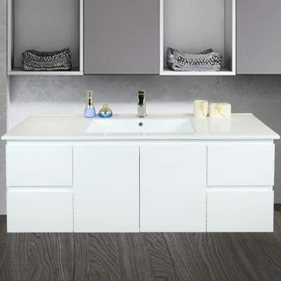 High Quality Wholesale Custom Cheap modern double sink bathroom vanity unit wood cabinets manufacturer