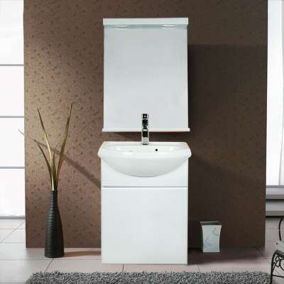 Hotel Waterproof Modern Mirror Floor Mounted Bathroom Vanity